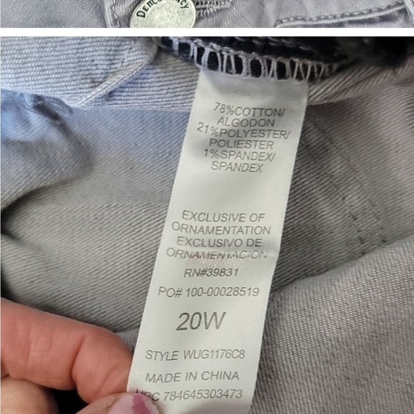 Democracy Ab Solution Grey Stretch Jeans 20W - Picture 7 of 7